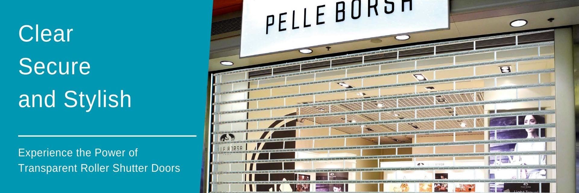 คุณภาพ ประตูม้วนใส โรงงาน